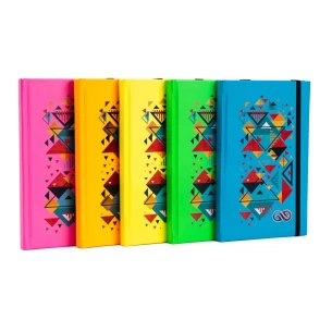 Notizbuch Neon A5 - Hellblau
