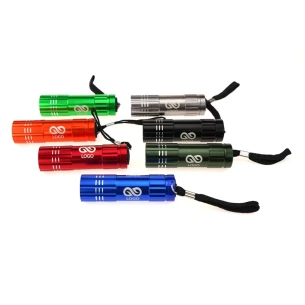 Led-Taschenlampe - Silber