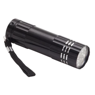Led-Taschenlampe - Schwarz