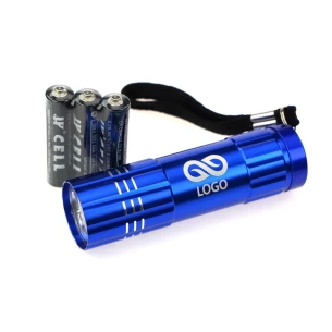 Led-Taschenlampe - Schwarz
