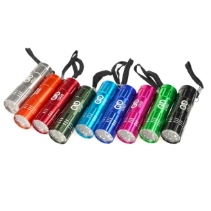 Led-Taschenlampe - Schwarz