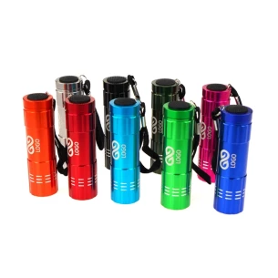 Led-Taschenlampe - Schwarz
