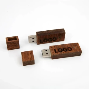 Holz 32Gb Flash Drive - Braun